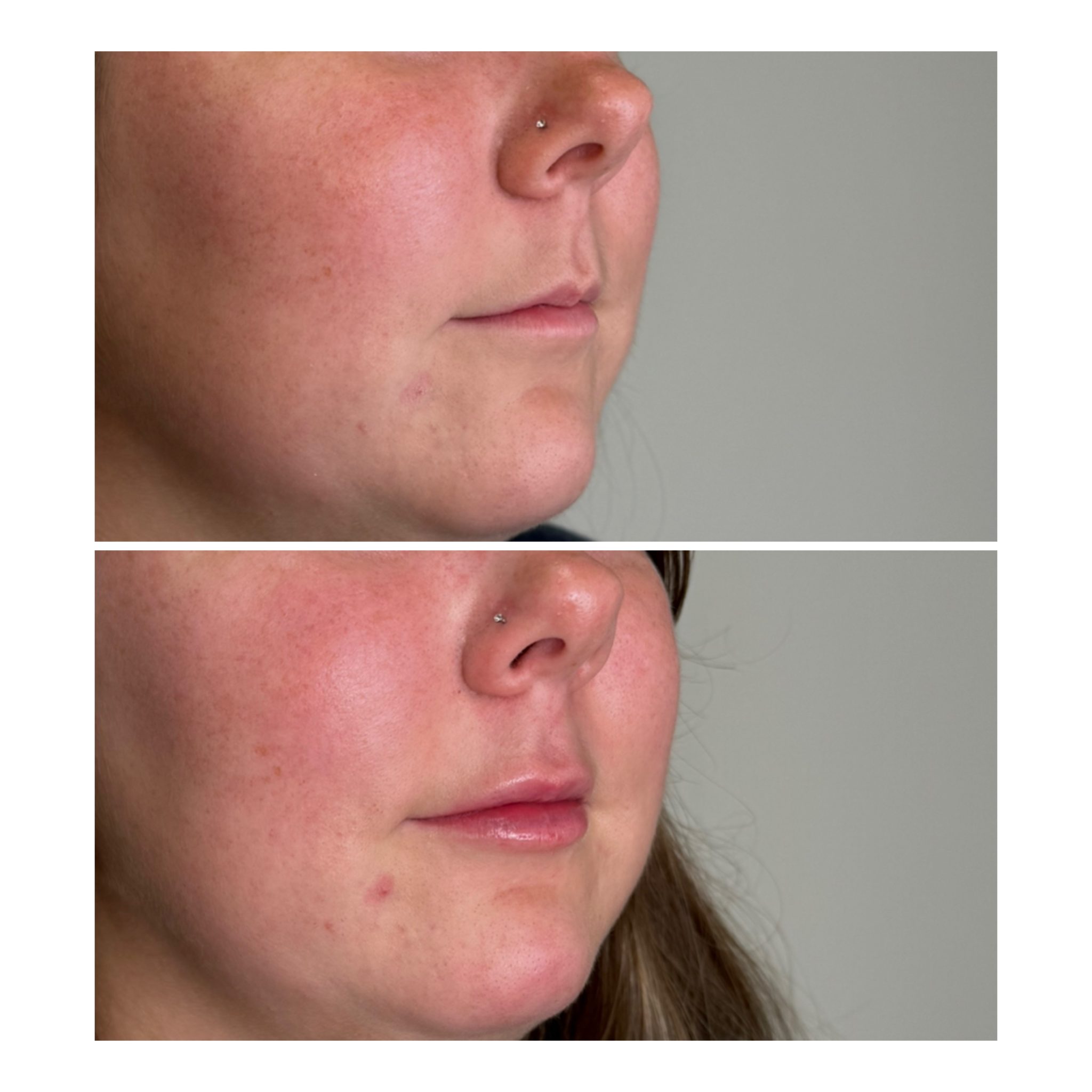 a close up of a person