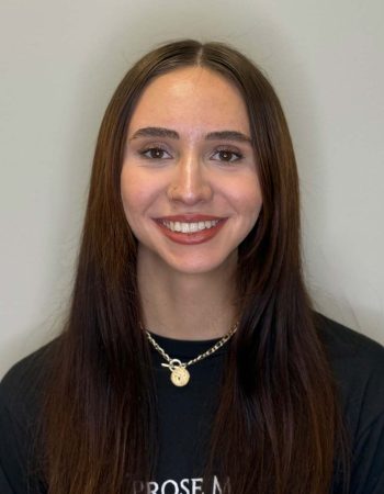 a woman smiling for the camera